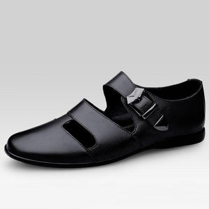 Men Breathable Genuine Leather Shoes