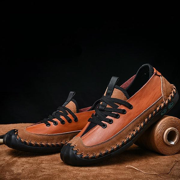 Luxury Brand Design Handmade Casual Leather Men's Shoes