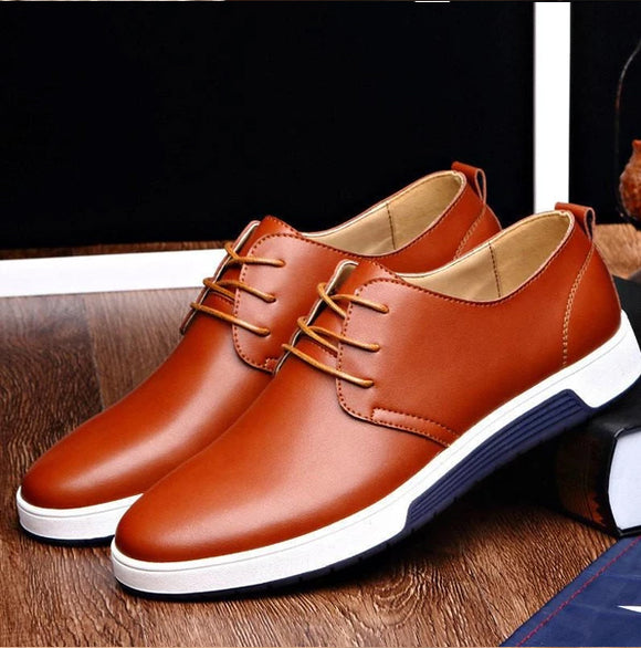 Casual Men's England Trend Breathable Leather Shoes(Buy 2 Get 10% OFF, 3 Get 15% OFF)