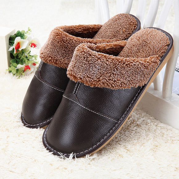 Fashion Cotton Winter Non-Slip Home Slippers