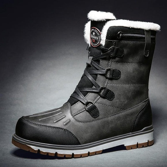 Non-slip Waterproof Men Snow Boots