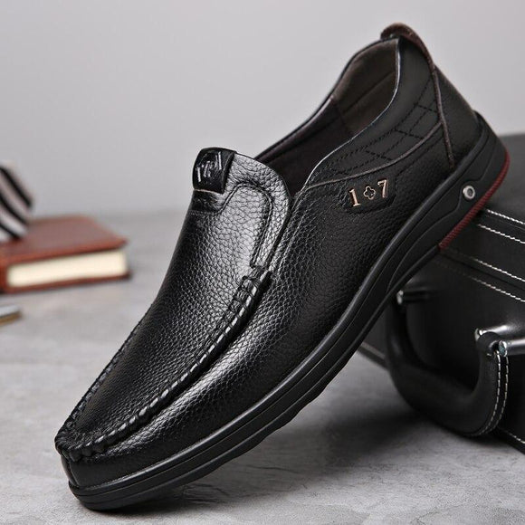 Genuine Leather Men Comfortable Business Shoes