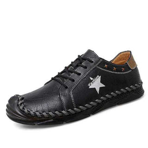 New Men Anti-slip Soft Leather Shoes