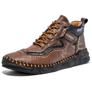 Men's Leather Handmade Work Safety Boots