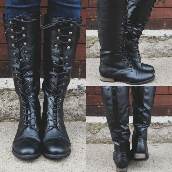 Women PU Leather Mid-Long Boots