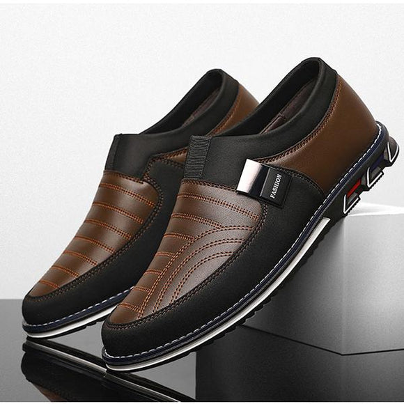 Casual Breathable Slip On Formal Business Walking Shoes (Extra Buy 2 Get 5% OFF, 3 Get 10% OFF）
