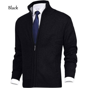 Business Men's Sweater Coat