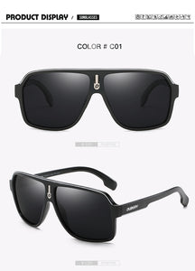Brand Design Men Square Driving Sunglasses