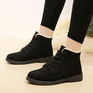 Classic Suede Women Snow Boots