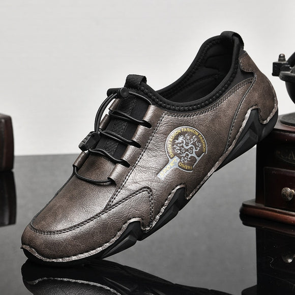 Genuine Leather Casual Driving Shoes