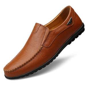 Shoes - Casual Genuine Leather Mens Moccasin Shoes