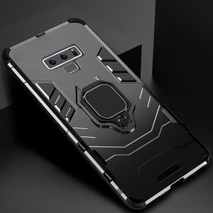Luxury Armor Metal Ring Shockproof Case For Samsung Galaxy Note 9 S8 S9 S10 Plus