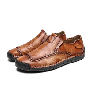 Handmade Leather Men Casual Loafers Shoes(Buy 2 Get 10% off, 3 Get 15% off )