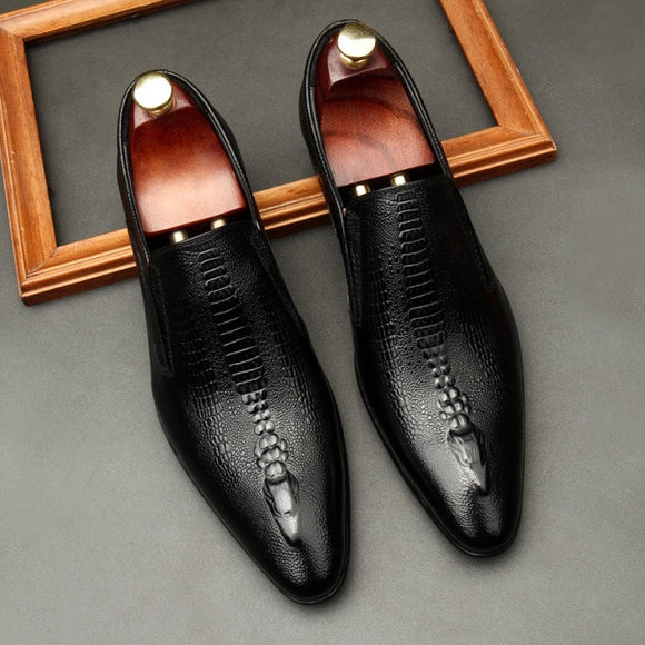 Genuine Leather Wedding Oxford Shoes