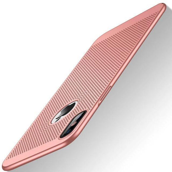 Luxury Ultra Slim Shockproof Hollow Heat Dissipation Cases For iPhone XS MAX XR X 8 7 Plus