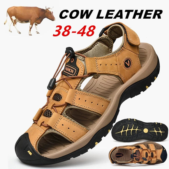 Hot Sale Genuine Leather Men Sandals