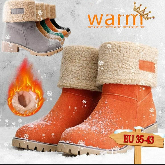 Women Winter Fur Warm Snow Boots