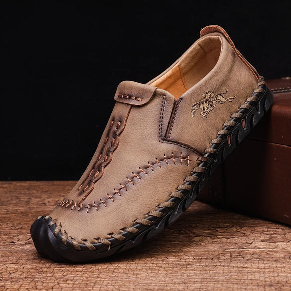 Leather Men Casual Loafers Shoes
