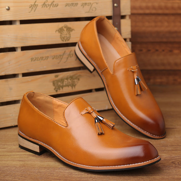 Luxury Men Patent Leather Dress Shoes