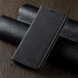 Luxury Magnetic Wallet Leather Case For iPhone 12 Pro Max