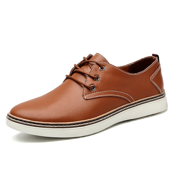 New Soft Men's Geniune Leather Casual Shoes