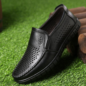 Men's Genuine Leather Casual Loafers Shoes