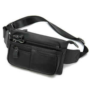 Men's Leather Belt Bag