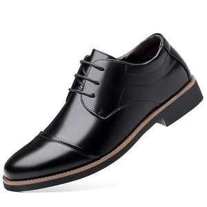 Black Men Business Leather Shoes