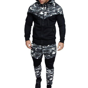 Men Camouflage Hoodies Sweatshirt
