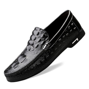 Alligator Leather Men's Slip On Shoes
