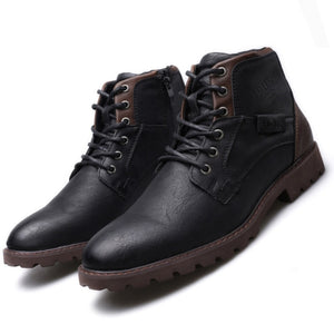 Vintage Men's Leather Martin Boots