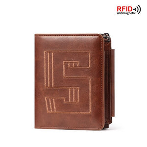 ultra Thin Leather Crop Wallet