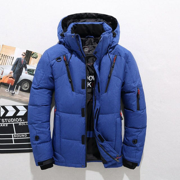 Men's Warm Hooded Thick Puffer Jacket