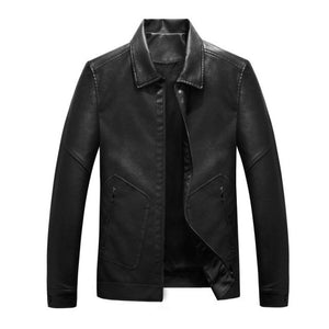 Spring Autumn Men's Casual Leather Jackets
