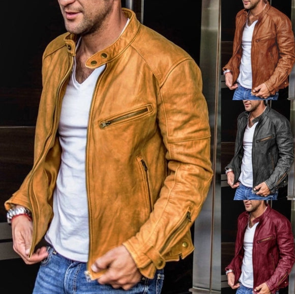 Fashion Mens Suede Leather Jackets