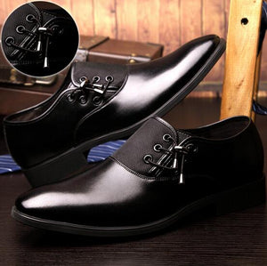 Fashion Leather Classic Men Business Dress Oxford Shoes