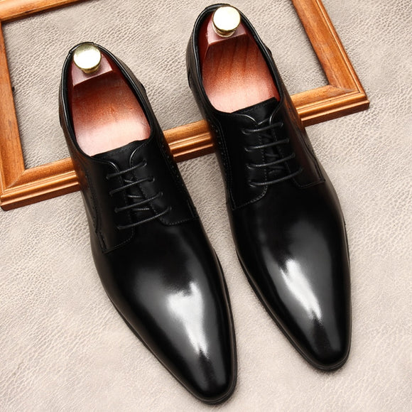 New Arrivals Men Genuine Leather Oxford Shoes