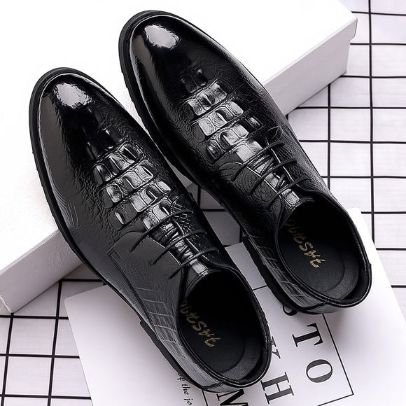 New Leather Men Fashion Business Shoes
