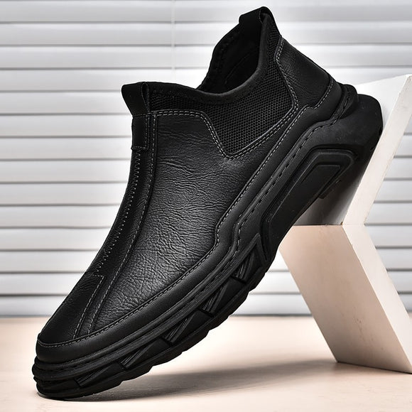 Men Casual Fashion Soft Bottom Leather Shoes
