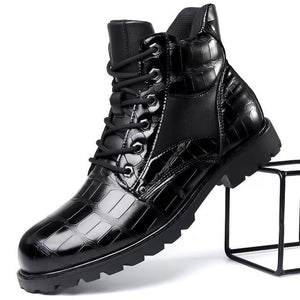 Men's Premium Leather Motorcycle Boots