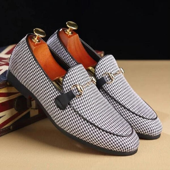 Shoes - Men Fashion Business Flat Slip-On Dress Loafers Doug Shoes