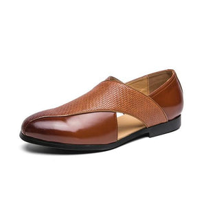 Men's Formal Dress Hollow Out Leather Shoes