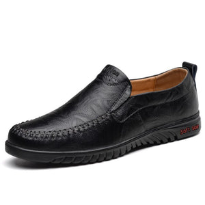 Casual Genuine Leather Mens Loafers Shoes