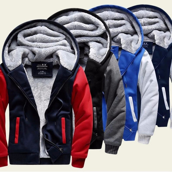 Yokest New Men's Thick Warm Hoodie Outwear(Buy 2 Get 10% off, 3 Get 15% off )
