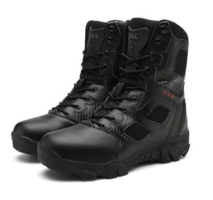 Mens Tactical Motorcycle Combat Ankle Military Safety Army Boots