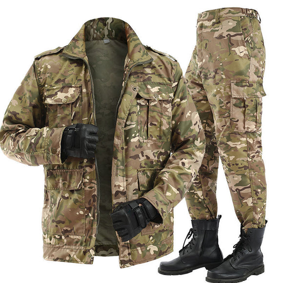 Mens Camouflage Overalls Suit