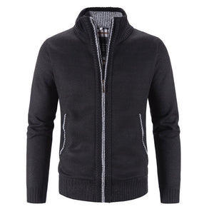 Stand Collar Men Sweaters Outerwear