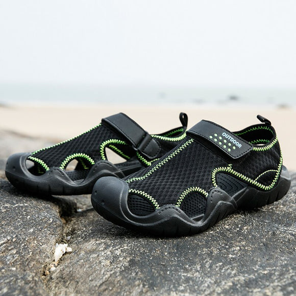 New Summer Men Mesh Beach Sandals