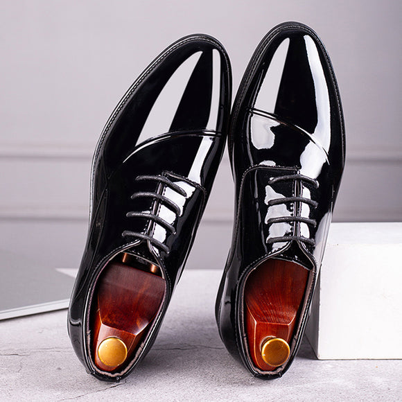 New Men's Patent Leather Dress Shoes
