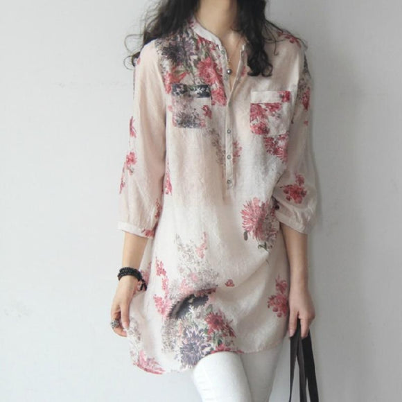 Women's Floral Printed Blouses